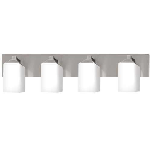 4 Light 30" Vanity Fixture with Brushed Nickel Finish